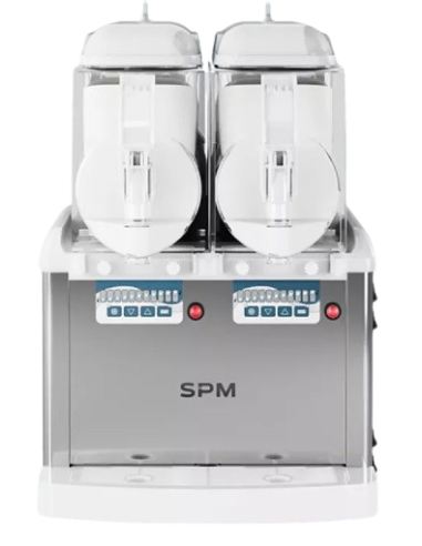 Macchina per Gelato Soft Frozen Yogurt e Granite 2x5Lt Colore Bianco