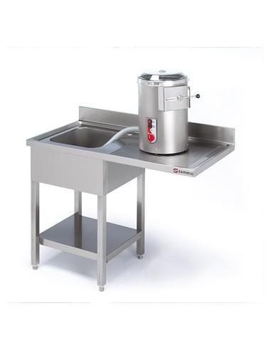 Pelapatate Elettrico da Banco Inox Capacità Carico 5 Kg - M5