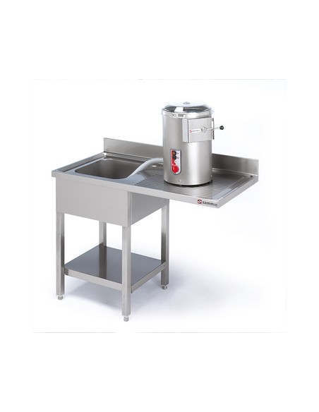 Pelapatate Elettrico da Banco Inox Capacità Carico 5 Kg - M5