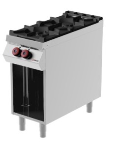 Cucina a Gas 2 Fuochi Aperti con Vano a Giorno - FA091M0
