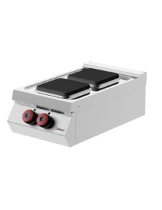 Cucina elettrica 2 Piastre Quadre Serie Top Linea 7000 - PE071TQ