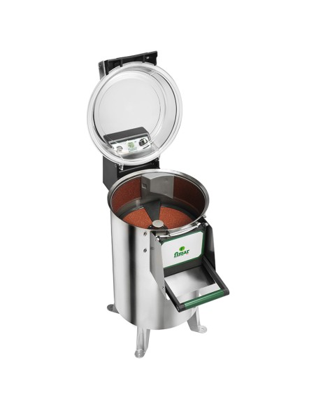 Pelapatate con Tela Abrasiva Laterale Capacità di Carico 10 Kg - PPN10M/C