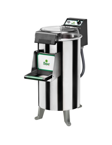 Pelapatate con Tela Abrasiva Laterale Capacità di Carico 10 Kg - PPN10M/C