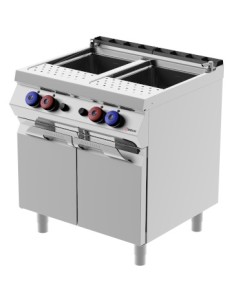 Cuocipasta a Gas Doppio 2 Vasche 26+26Lt Porte Battenti - CPG72M0