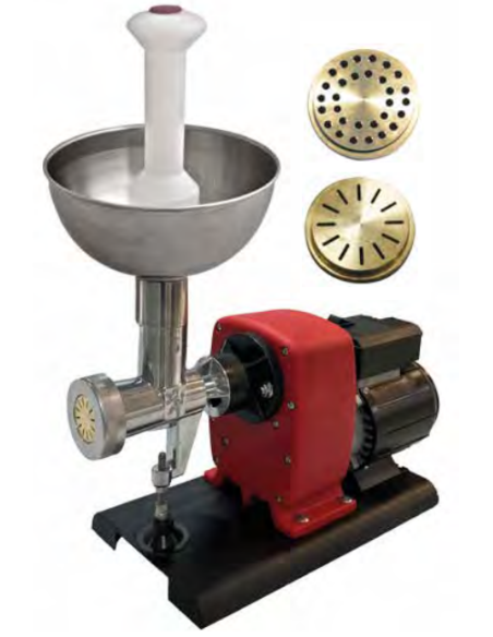 Torchio Pasta Elettrico con Inverter Elica Ottone 900W - OM4741