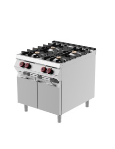 Cucina a Gas 4 Fuochi Fiamma Pilota Porte Battenti - FE092MA