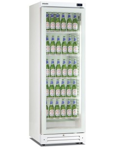 Frigorifero Verticale Bevande Statico Bianco Capacità 360Lt