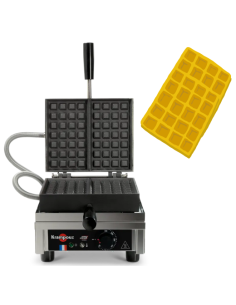 Piastra per Waffle Lieges con Griglia 4x7 - WECAHC