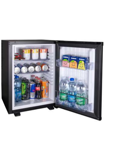 Minibar Hotel Nero Super Silenzioso Porta Pannellata 40 Lt - E40N
