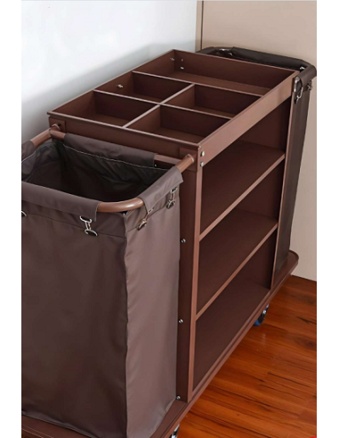 Carrello Portabiancheria Hotel 2 Sacchi - LCART2