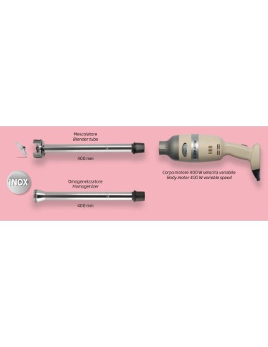 Frullatore ad Immersione Mescolatore e Omogeneizzatore - FMCG400