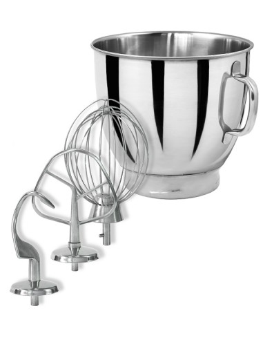 Vasca Inox AISI304 per Planetaria Amitek Modello AP5 Capacità 5 Lt