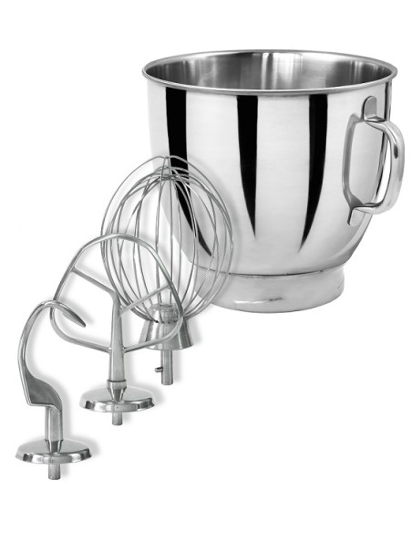 Vasca Inox AISI304 per Planetaria Amitek Modello AP5 Capacità 5 Lt