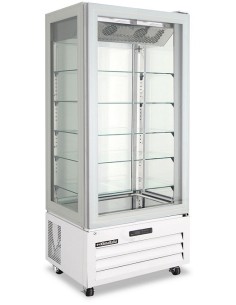 Frigo Vetrina Negativa Bianca 4 Lati Vetro - VICTORIA85NFN