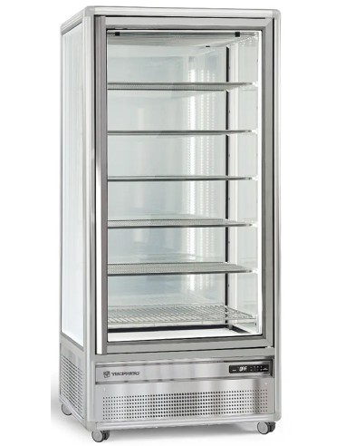 Vetrina Frigo Pasticceria Ventilata 6 Ripiani a Griglia Capacità 650Lt