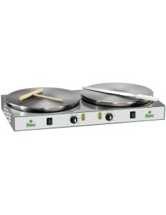 Crepiera Elettrica Piastra Doppia per Crepes 400 mm - CRP42