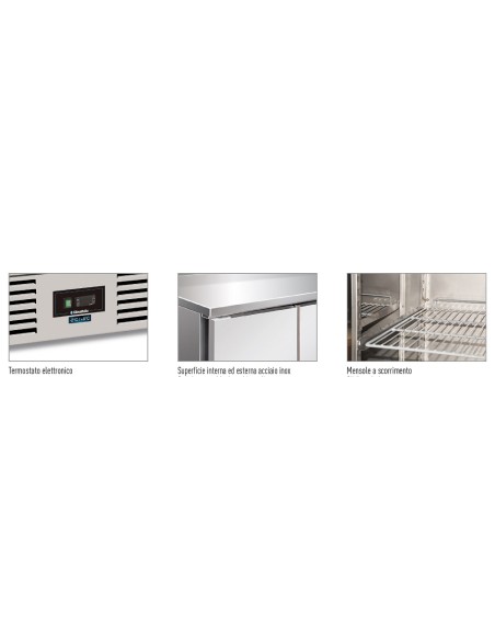 Saladette Refrigerata Statica con Due Porte - SF901
