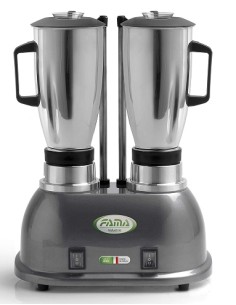 Frullatore Doppio Bicchiere Inox 4 Lame e 2 Velocità - MT1DI