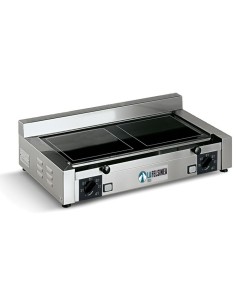 Fry Top Elettrico OPENV con Piastra Doppia in Vetroceramica