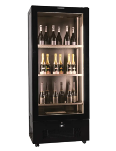 Vetrina Frigo per Vino Nera 3 Ripiani a Griglia - ENOTEC801TV
