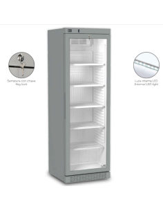 Frigorifero per Bevande Grigio Capacità 358 Lt - EUREKA400.3 SILVER