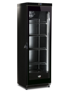 Frigorifero Verticale Vino Nero 4 Griglie Dimensione 610x605x1886h mm