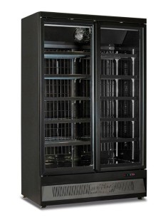 Congelatore Murale Acciaio Bianco 2 Porte Vetro - MR126BT2 BKL