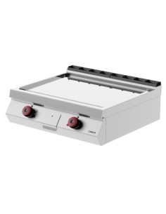 Fry Top Elettrico da Banco Piastra Liscia Cromata 80x70x24h - FTE72TD