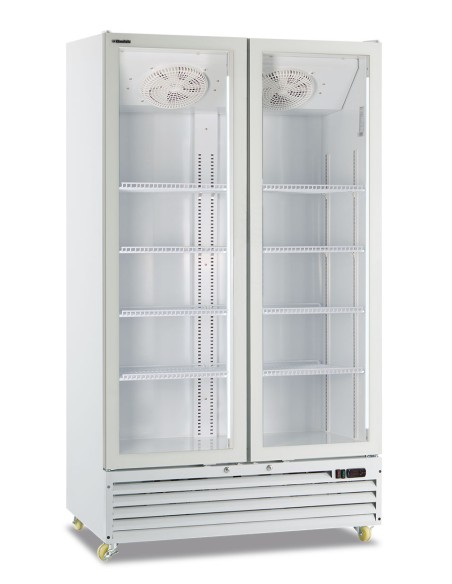 Frigorifero Bevande Bianco - 2 Porte Vetro - ICOOL110White
