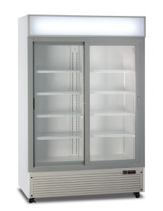 Frigorifero Bibite CL1300V2GCSLWHITE Ventilato 2 Porte Vetro 912 Lt