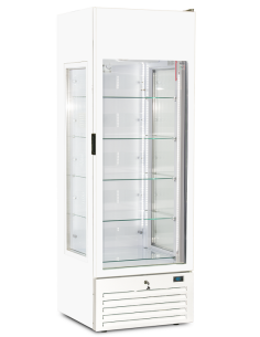 Vetrina Refrigerata Ventilata Bianca Gelateria - GLAMOURTOWERW
