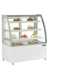 Vetrina Pasticceria Vetro Frontale Curvo 3 Ripiani - TIFFANY1230