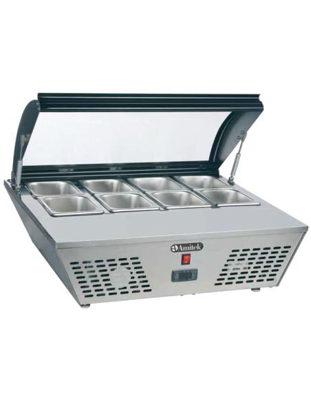 Vetrina Refrigerata Alimenti per 8 Gastronorm - AK816RT