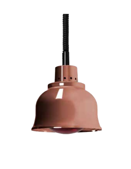 Lampada Riscaldante Alimenti  Rame Lucidato Luce Bianca - LR25W