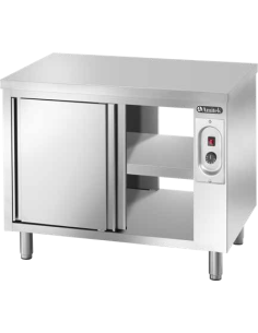 Tavolo Armadiato Inox Passante Riscaldato cm 150x70x85h - TACP157VT