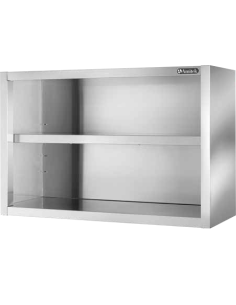 Pensile Inox Aperto Ripiano Dimensione cm 140x40x66h - PSA140VT