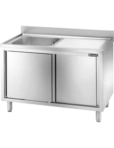 Lavello Inox Armadiato 1 Vasca Dimensione 100x70x95h