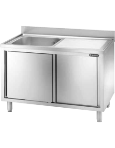 Lavello Inox Armadiato LTC127VT 1 Vasca Dimensione: 120x70x85h