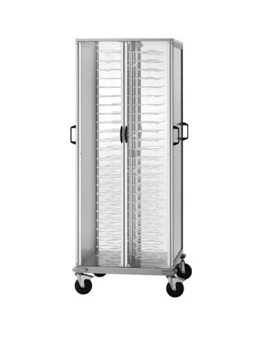 Carrello Portapiatti 88 Piatti Diametro 18/23 cm Griglie Verniciate