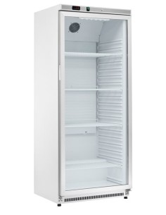 Frigorifero con Porta Vetro Esterno Acciaio Bianco 580 Lt - AKM600RG