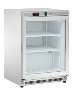 Armadio Frigorifero a Vetro Esterno Inox Capacità 140 Lt - AKM200RGSS