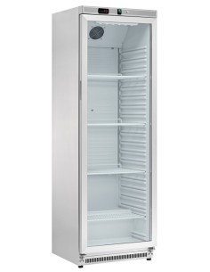 Armadio Congelatore a Vetro Esterno Inox Capacità 360Lt - AKM400FGSS