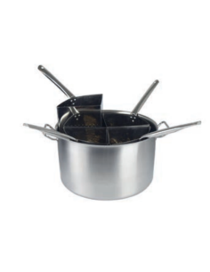 Casseruola Induzione Acciaio Inox Diametro 40 cm 4 Cestelli - 440EM