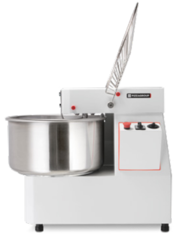 Impastatrice a Spirale Testa Vasca Fissa 22 Lt - IF22 2V