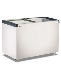 Frigo Congelatore a Pozzetto Vetro Piatto Scorrevole Capacità 396 Lt