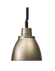 Lampada Riscaldante Infrarossi Rossa Alluminio Bruno Opaco - NE25R