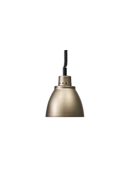 Lampada Riscaldante Infrarossi Bianca Alluminio Bruno Opaco - NE25W