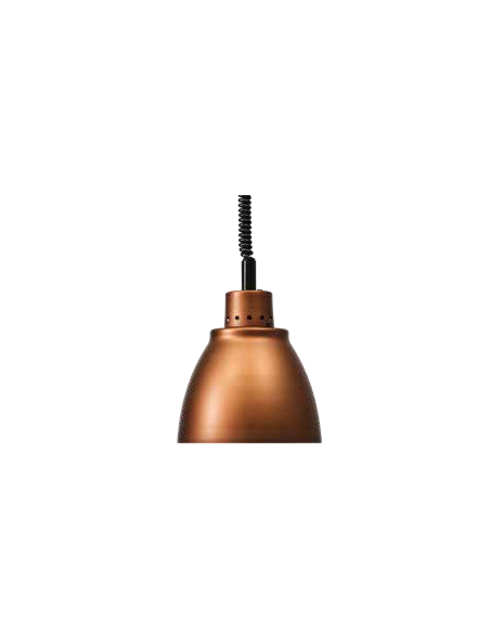 Lampada Riscaldante Infrarossi Rossa Alluminio Anodizzato Rame - ND25R