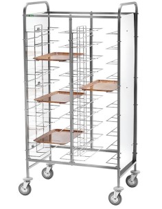 Carrello Portavassoi Universali Pannello Laterale Bianco 20 PZ CA1465P