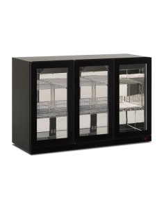 Frigorifero Pensile Bibite Nero 3 Ante Battenti - COLDWALL 300 BLK